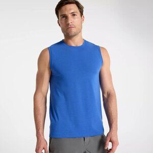 VRST Men's Icon Tank, XL, Bright Blue